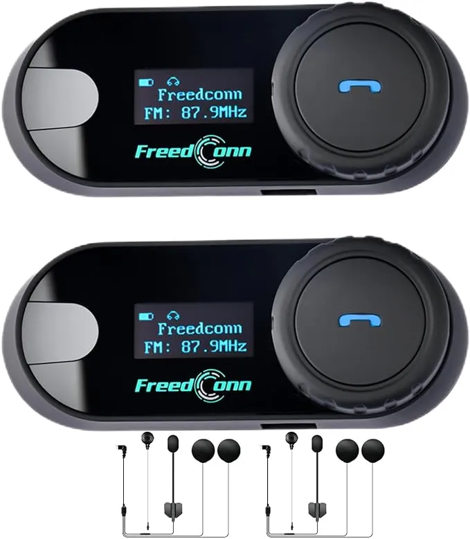 Helmet Communication Systems,FreedConn TCOM-SC Motorcycle Helmet Bluetooth ...