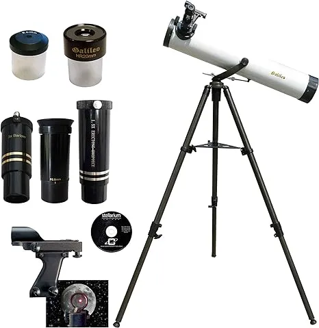 Galileo 800 x 80mm Astronomical Telescope and Zoom Eyepiece