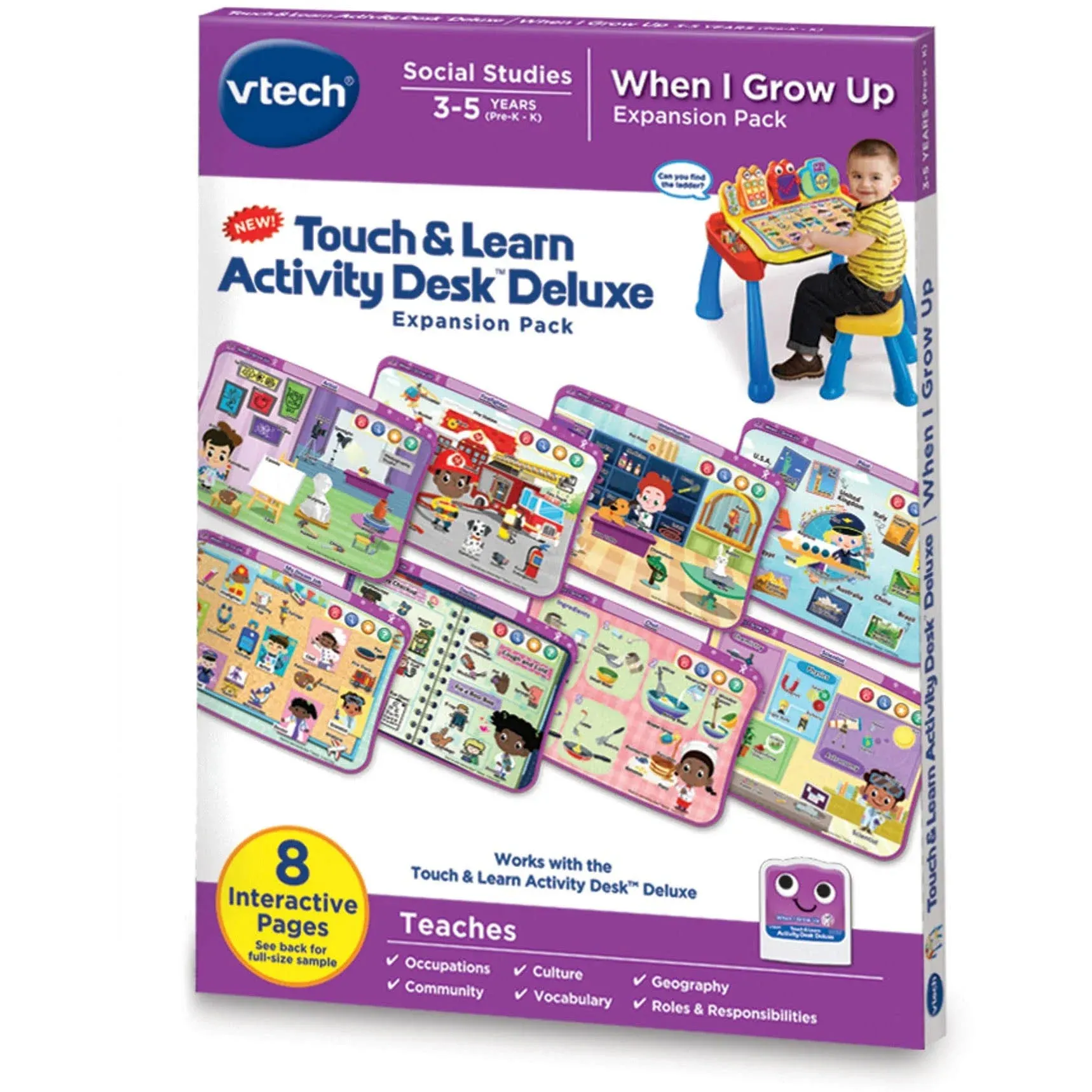 VTech Touch and Learn Activity Desk Deluxe Expansion Pack - When I Grow Up