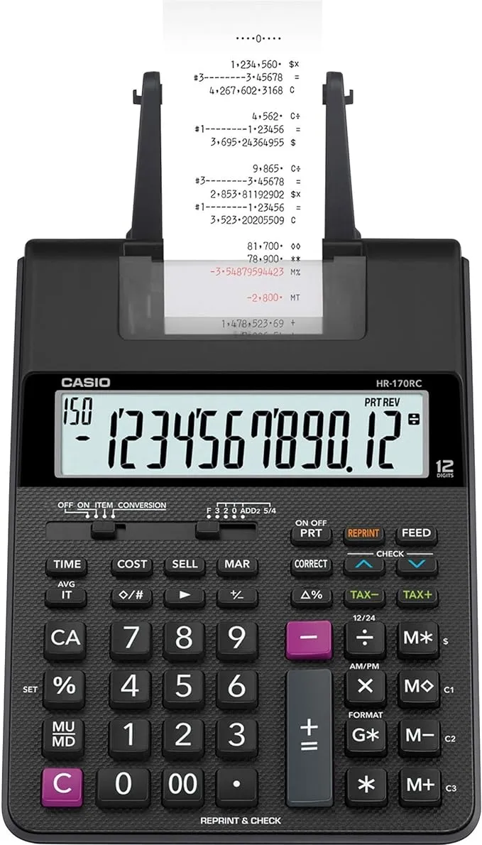 Casio Printing Calculator