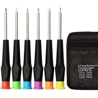 LIFEGOO Triangle Head Screwdriver Set Triangle Screws Driver Tool Kit Fix Ele...