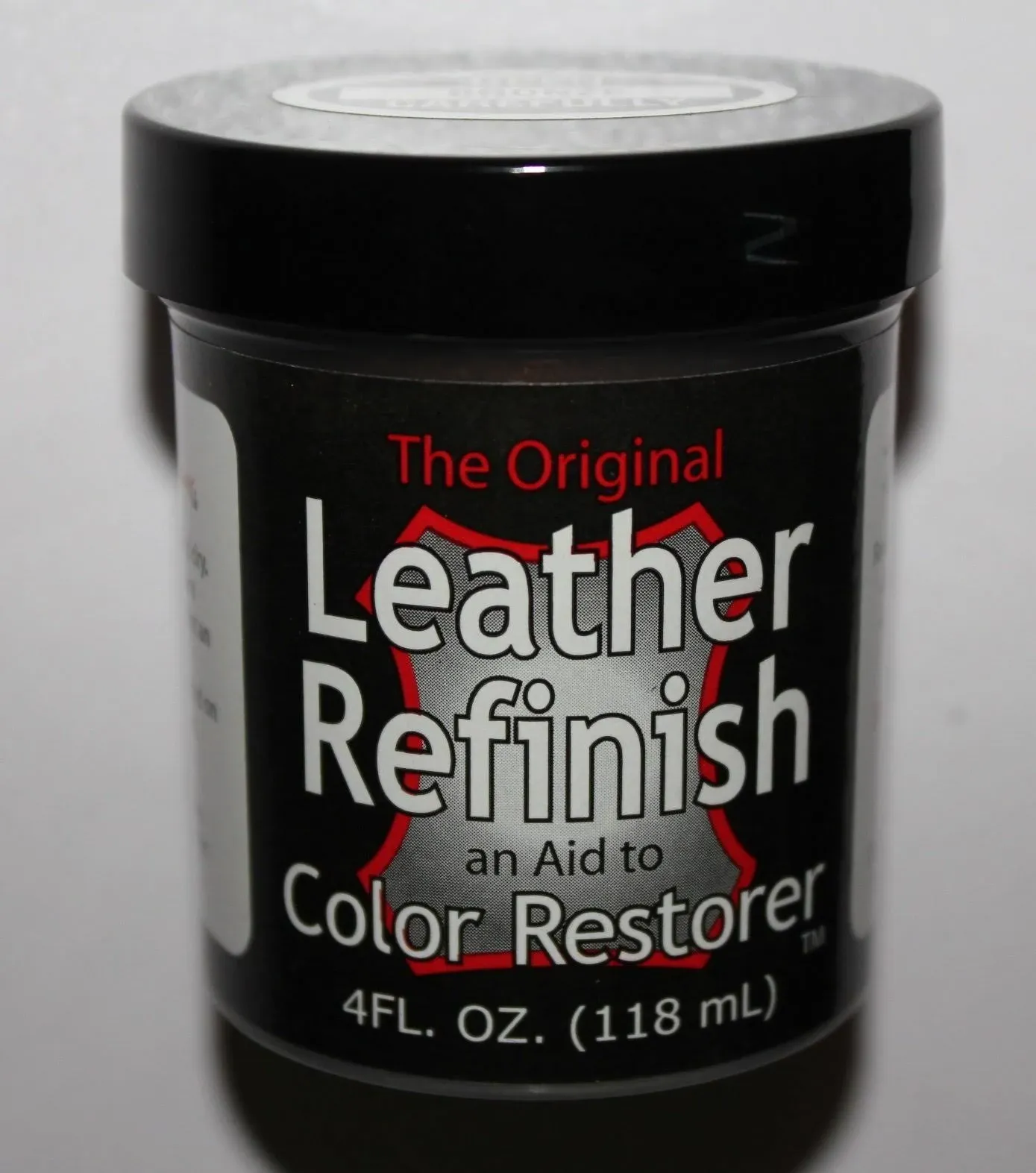 Black - Leather Refinish an Aid to Color Restorer