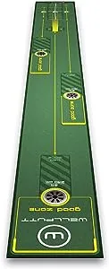 WELLPUTT - Golf Putting Training Mat - 10ft Start 2.0