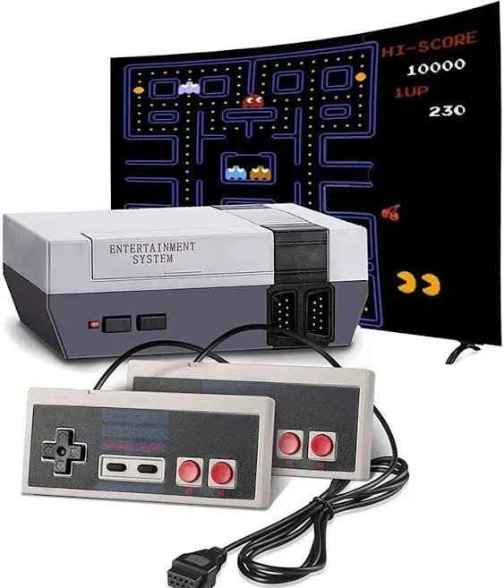 Retro Game Console Classic Mini Video Game System Built-in 620 Games 8-Bit FC Nes TV Console for Adults and Kids