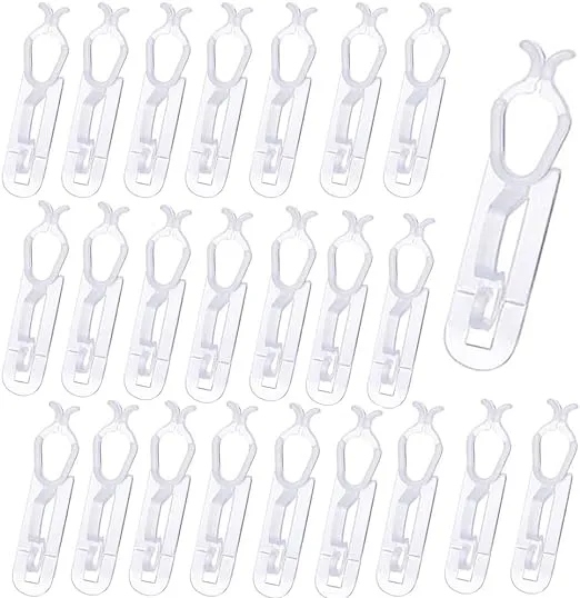 Tkocisa 120 Pieces Christmas Light Clip Hooks, Christmas Gutter Clips Shingle 