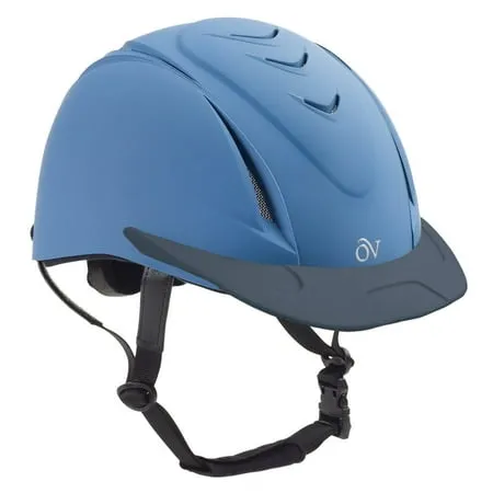 OVATION Adult Unisex Deluxe Schooler Riding Helmet, Color: Blue, Size: M/L (467566BLUE-M/LG)