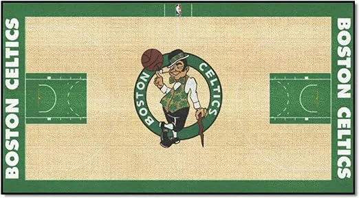 Fanmats 9205 NBA Boston Celtics Court Nylon Court Runner 30 Inch x 54 Inch