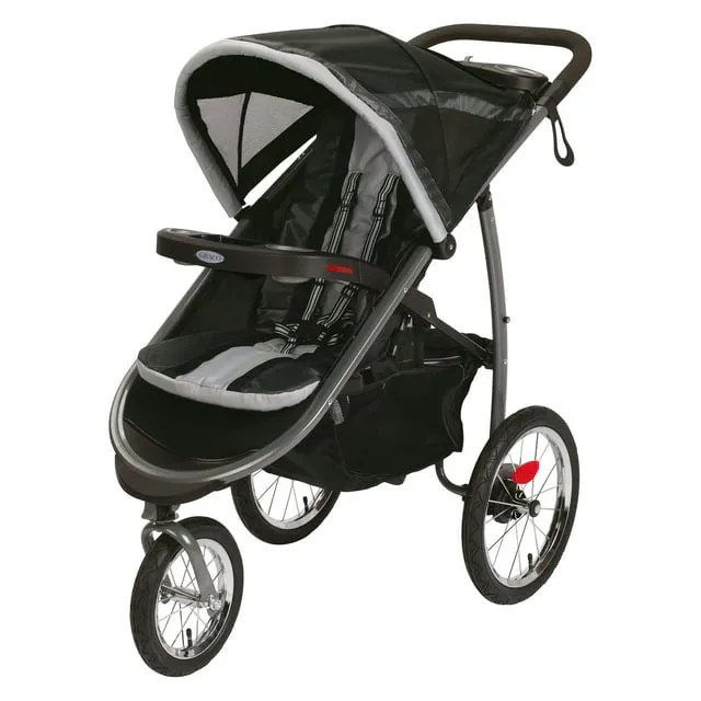 Graco FastAction Fold Jogger Click Connect Jogging Stroller, Gotham