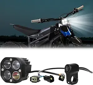 LED Light Bar Headlight Kit Plug &amp; Play For Talaria Sting R MX4 Upgrade Headlamp