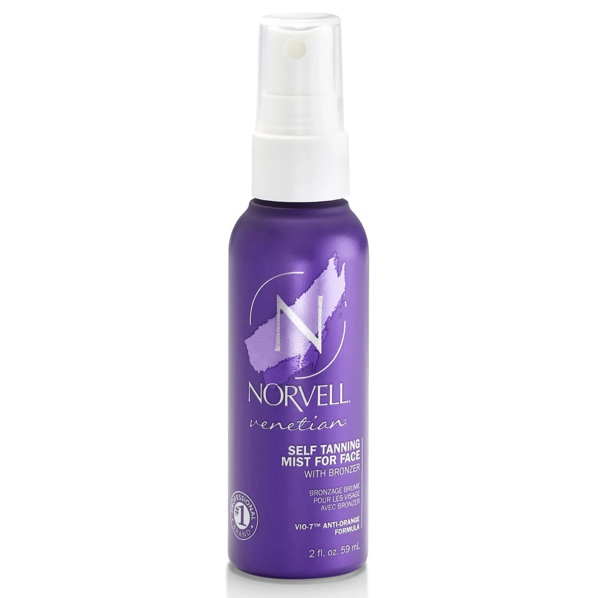 Norvell Venetian Sunless Self Tanning Mist for Face - Non Comedogenic