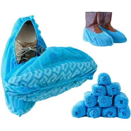 Blue Shoe Guys Premium Disposable Shoe Covers 100 Pack | BSGCR40US100