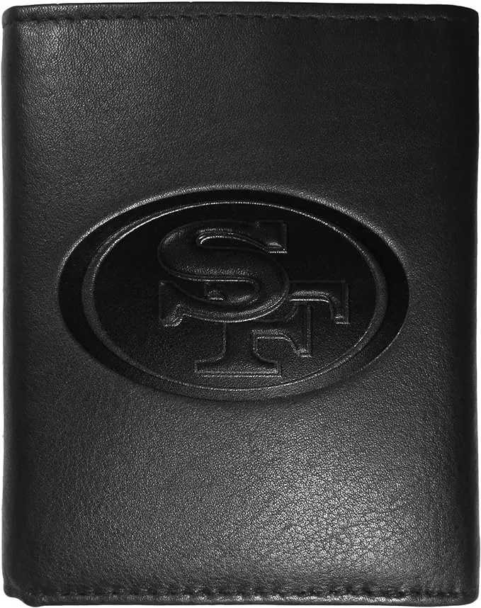 San Francisco 49ers Embossed Leather Tri-fold Wallet (SSKG)