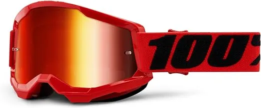 100% Strata 2 Sand Motocross & Mountain Bike Goggles - MX and MTB Racing Protective Eyewear