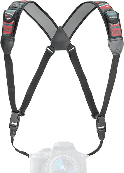 USA Gear TrueSHOT Southwest Camera Chest Harness Strap