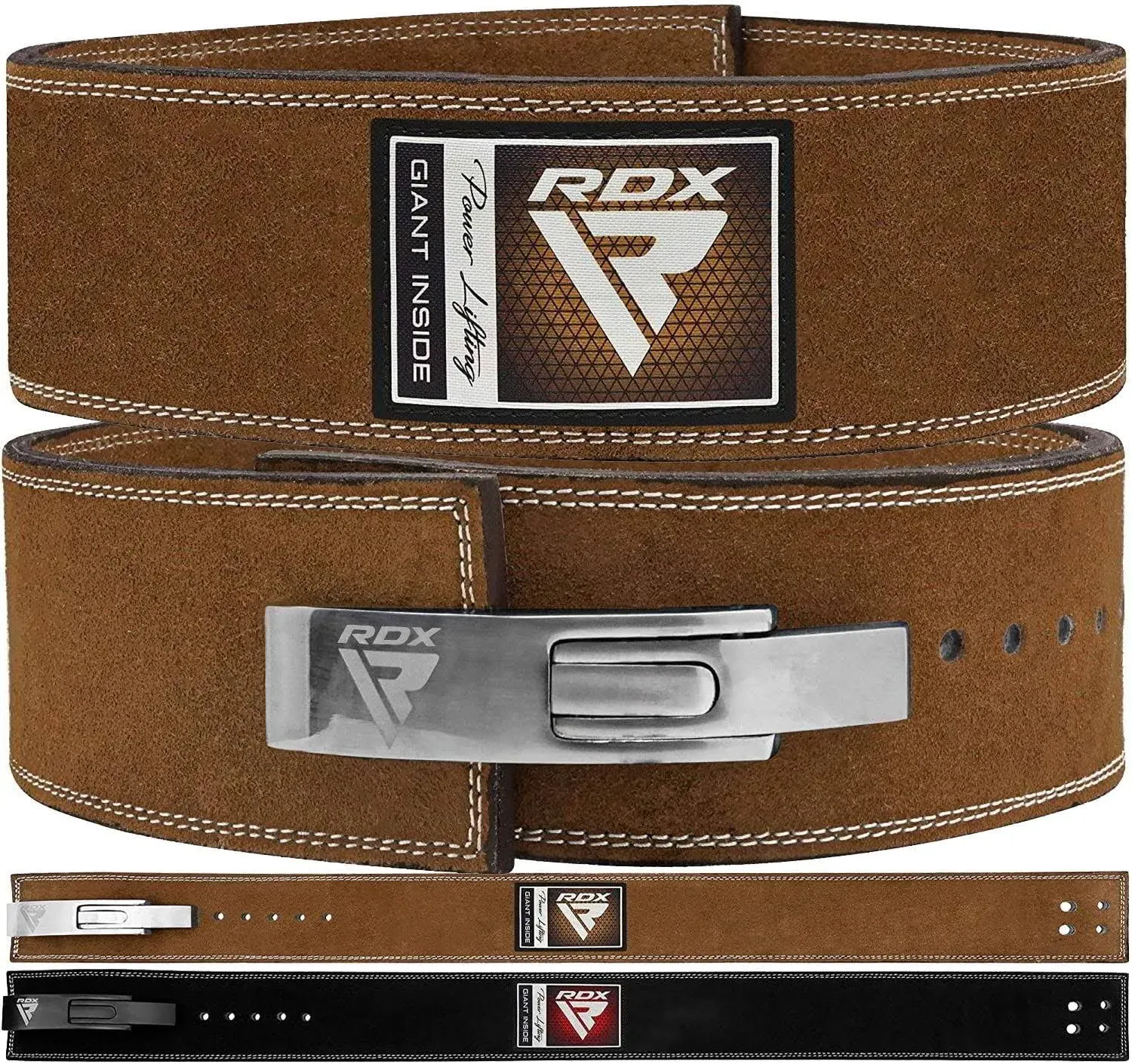 RDX Weight Lifting Belt Powerlifting, Approved by IPL and USPA, 10mm Thick 4 ...