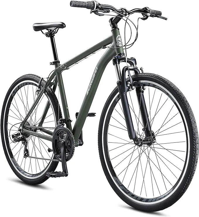 Schwinn GTX Comfort Adult Hybrid Bike, Men and Women, Dual Sport Bicycle, 700c Wheels, Step-Through or Step-Over Lightweight Aluminum Frame