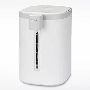 CUCKOO CWP-A501TW 5-Liter Hot Water Dispenser & Warmer with 4 Operating Modes, Chlorine Evaporation, Child Lock Function (White/Gray)