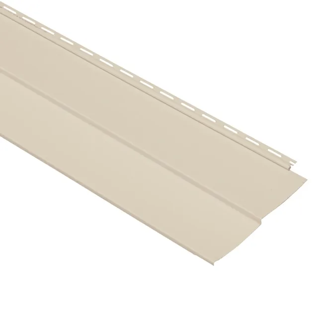 Georgia-Pacific Vision Pro Double 5-in Traditional Beige Vinyl Siding Panel 10-in x 144-in