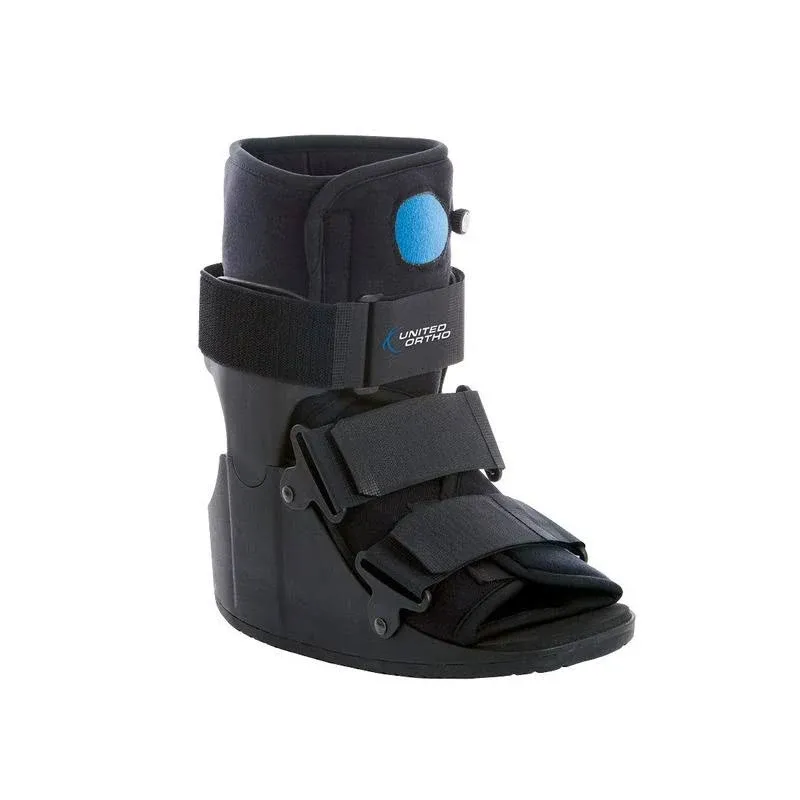 United Ortho Air Cam Walker Fracture Boot, Large, Black