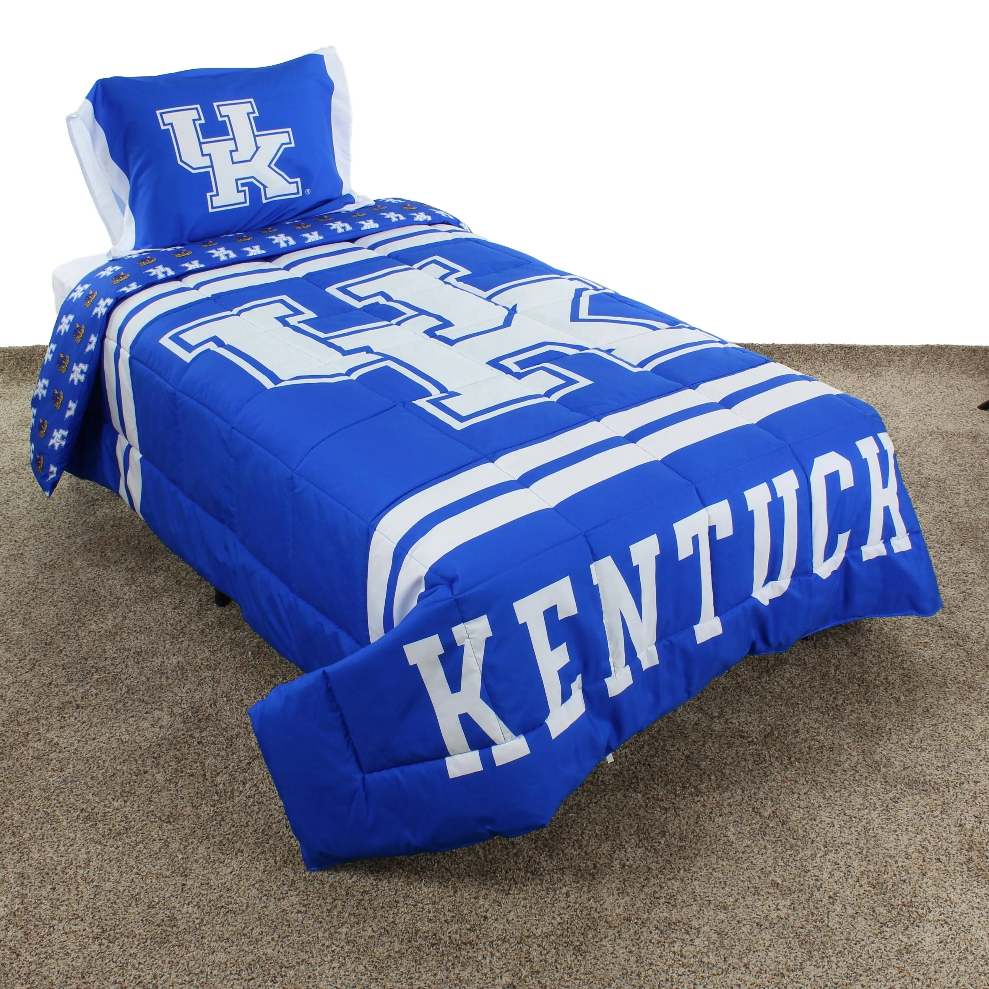 Kentucky Wildcats Reversible Polyester Comforter Set Twin