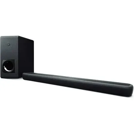 Yamaha Audio YAS-209BL Sound Bar with Wireless Subwoofer, Bluetooth, and Alexa Voice Control Built-In