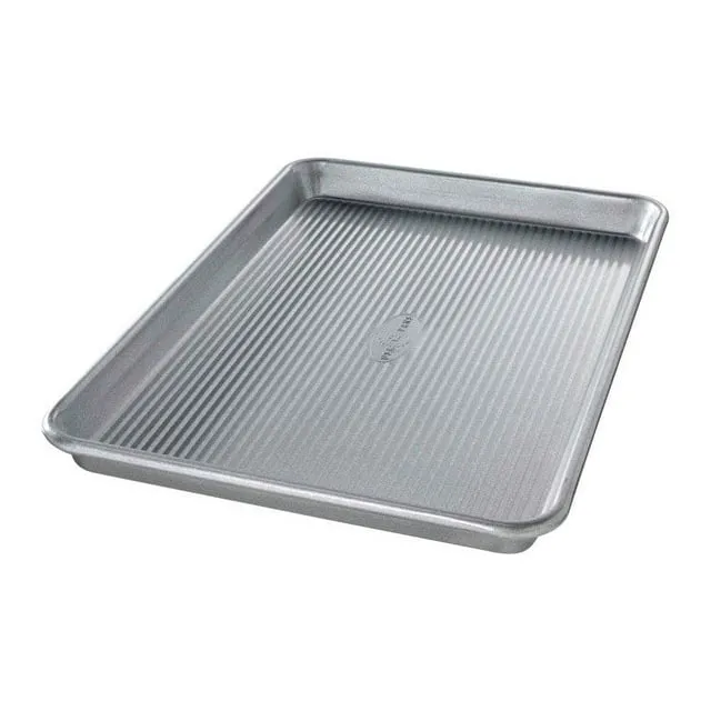 USA Pan Bakeware Jelly Roll Pan, Warp Resistant Nonstick Baking Pan, Made in The ...