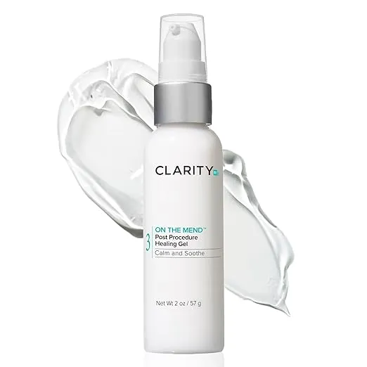 ClarityRx On The Mend Healing Gel, Natural Plant-Based Face & Body Ointment for Post Skincare Treatments