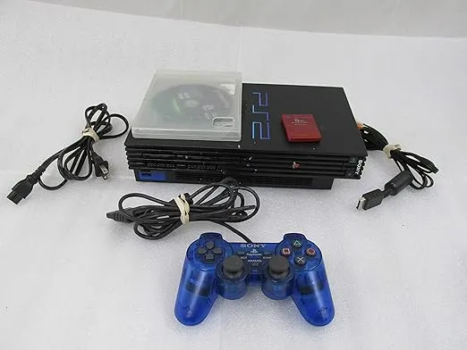 Sony Playstation 2 PS2 Console Bundle 2 Wireless Controllers (Used) E