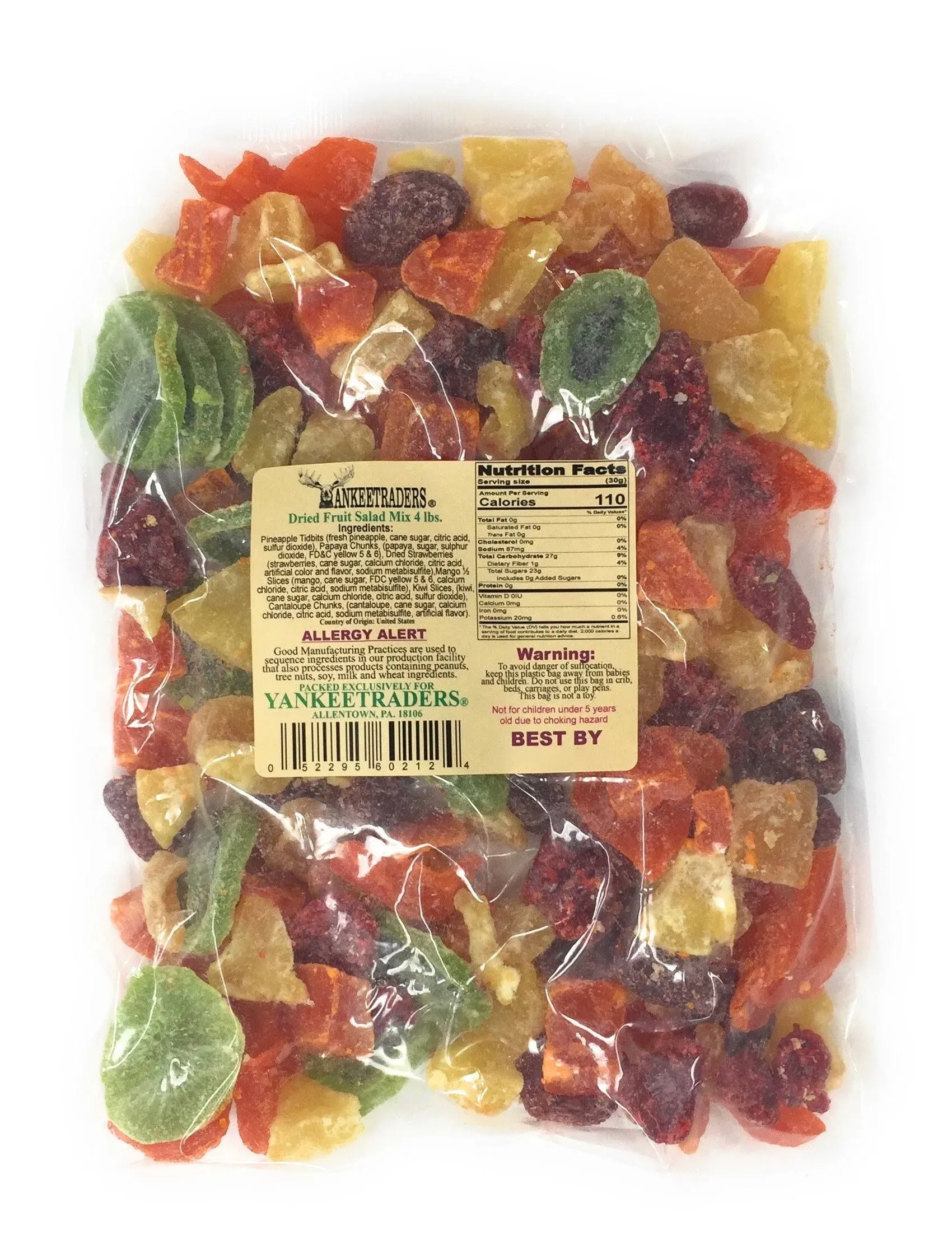 Yankee Traders Dried Fruit Mix Fruit Salad 4 Pound