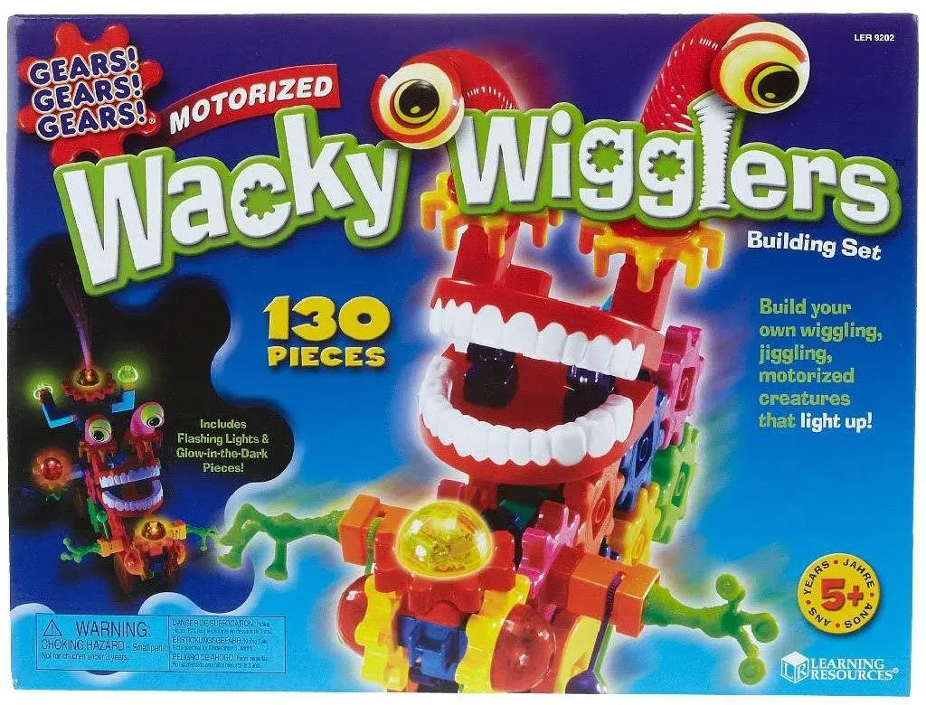 Gears! Gears! Gears! Wacky Wigglers Motorized Building Set New! Sealed