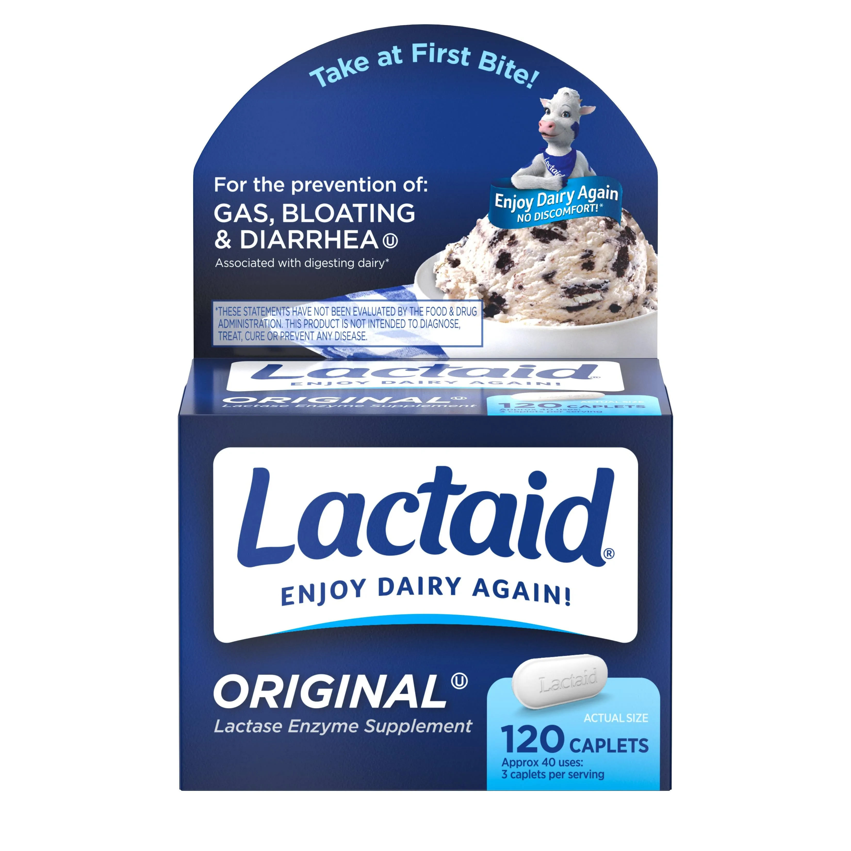 LACTAID Original Caplets 120 ea