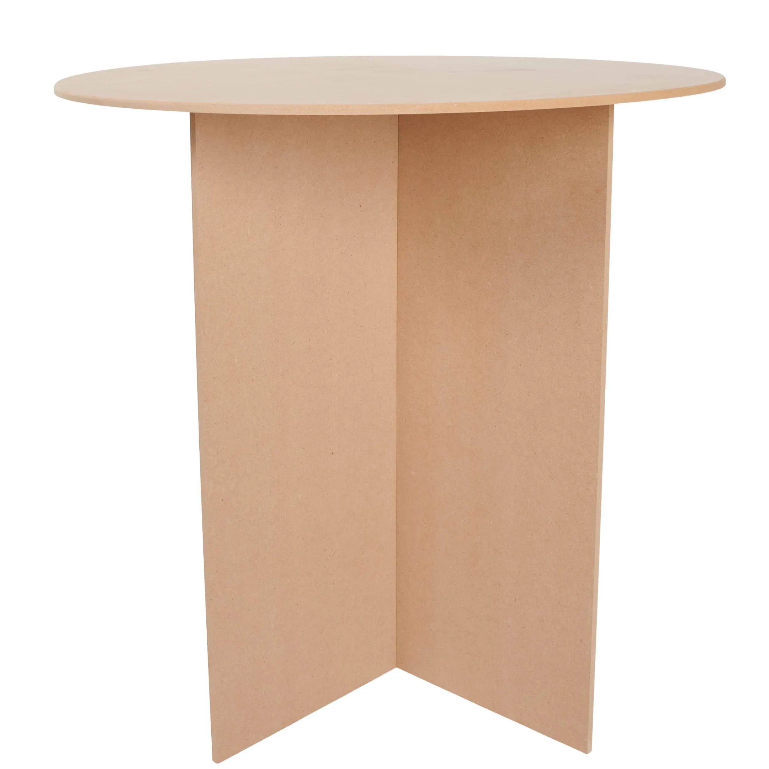 30 Inch Round Wood Display Table - 250 Pound Weight Capacity