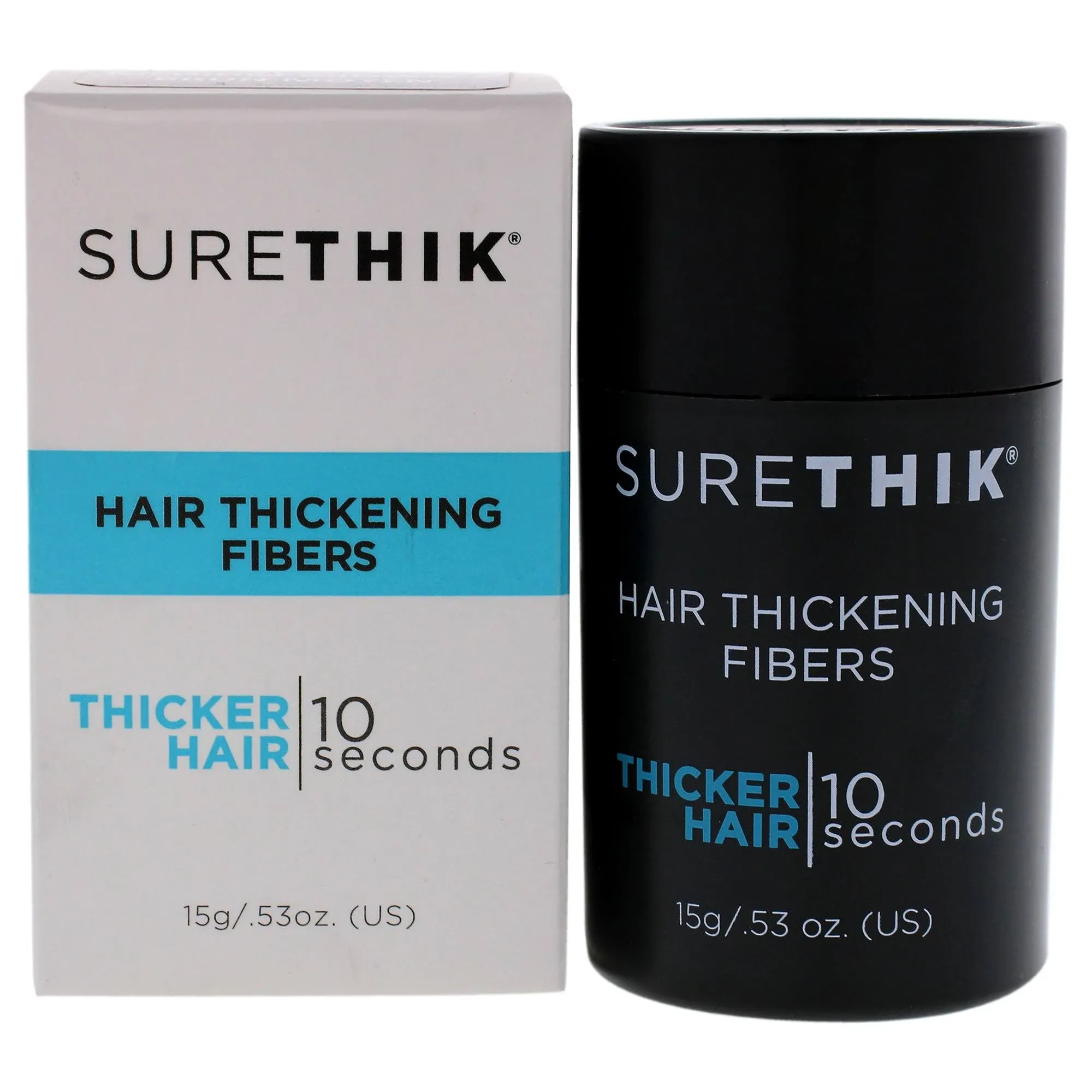 SURETHIK Hair Thickening Fibers for Thicker Looking Hair, Medium Brown, 15g