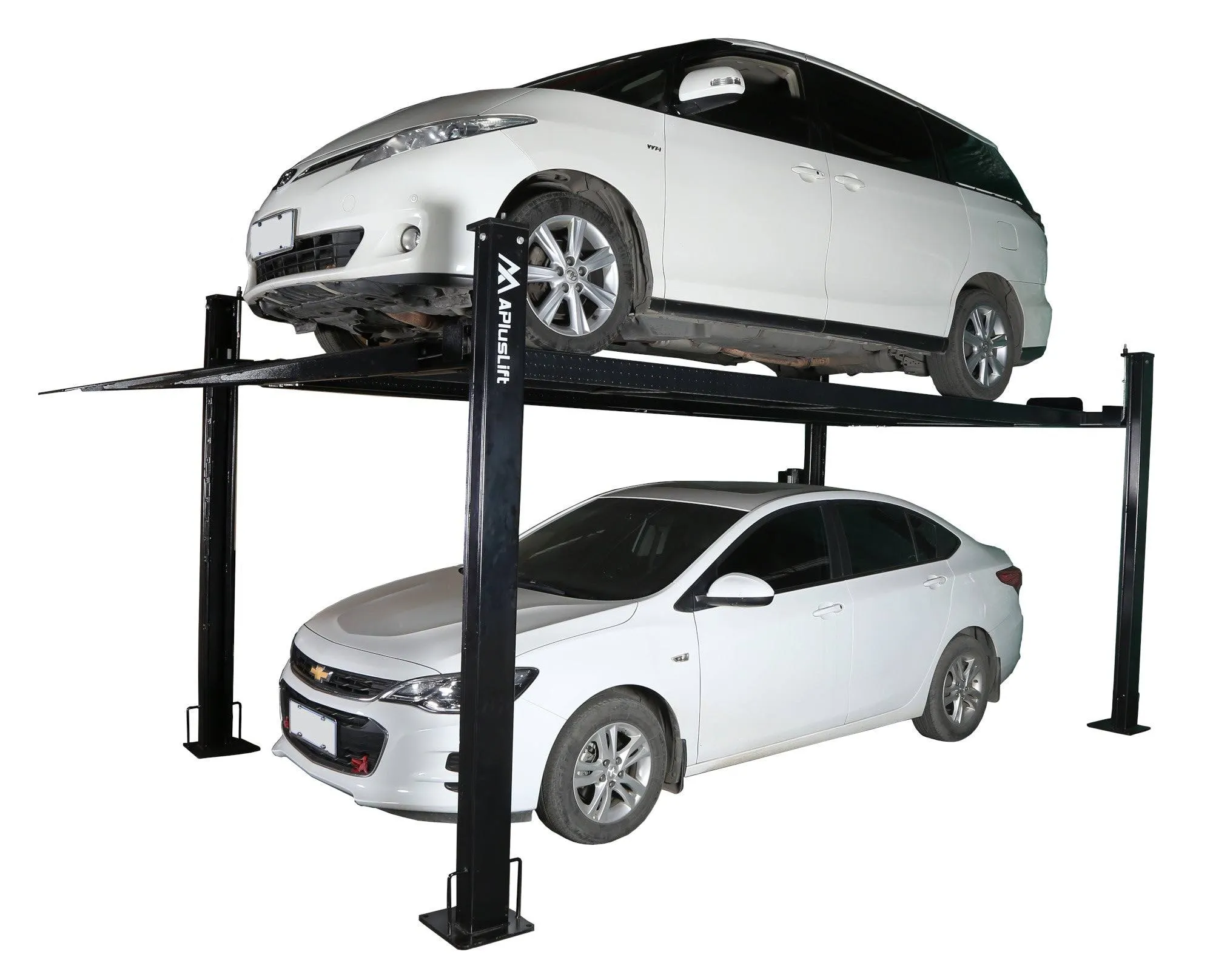 APlusLift HW-8S 8,000LB Portable Storage Service Car Auto Lift 4-Post Lift Truck Hoist with 2 Year Parts Warranty