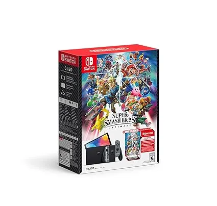 Nintendo Switch - OLED Model: Super Smash Bros Ultimate Bundle