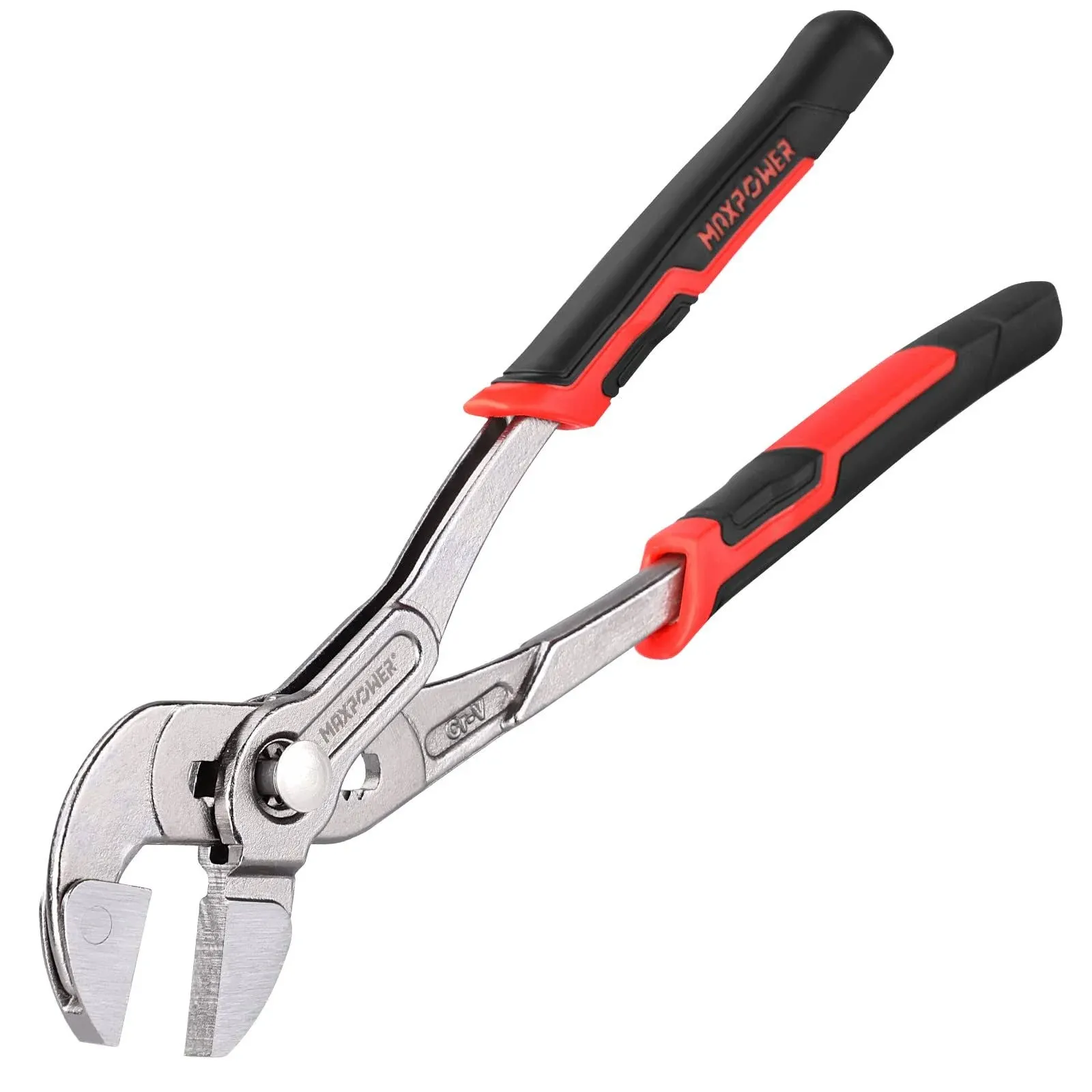 Maxpower 10-Inch Pliers Wrench, Quick Adjustment Button, Maximum Jaw Opening 32mm