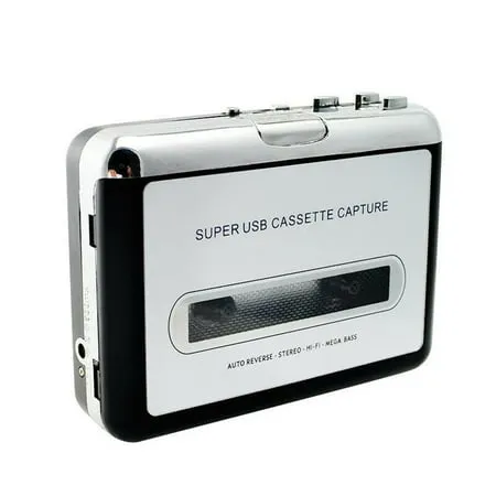 Mini USB Cassette Tape to MP3 CD Converter Capture Audio Music Player Portable Tape Player