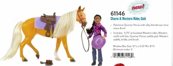 Breyer - 61146 | Charm & Western Rider Gabi