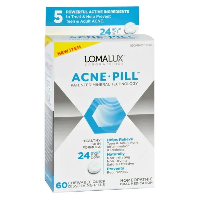 Loma Lux Laboratories Acne Chewable Quick Dissolving Pills