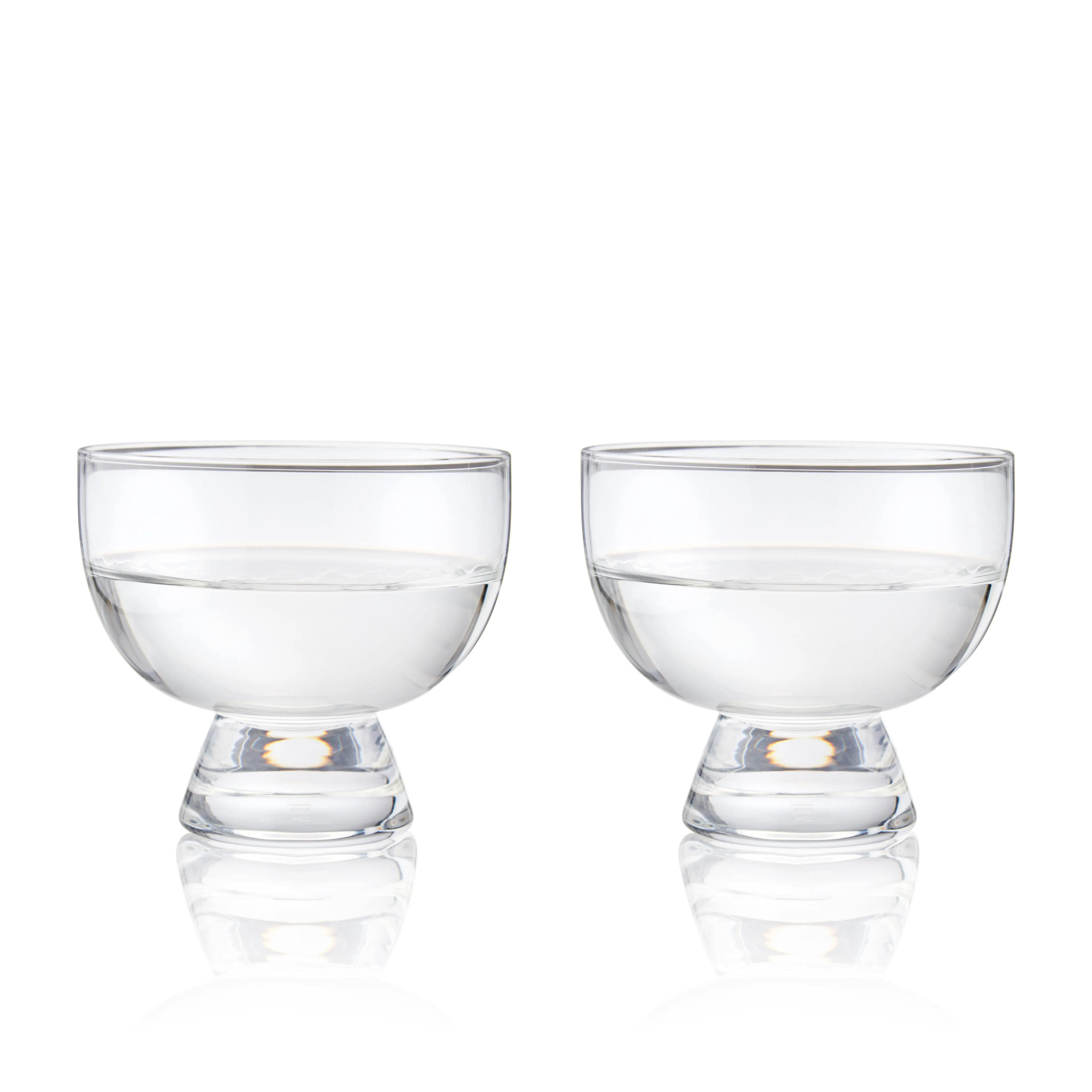 Viski Crystal Mezcal Glasses (Set of 2)