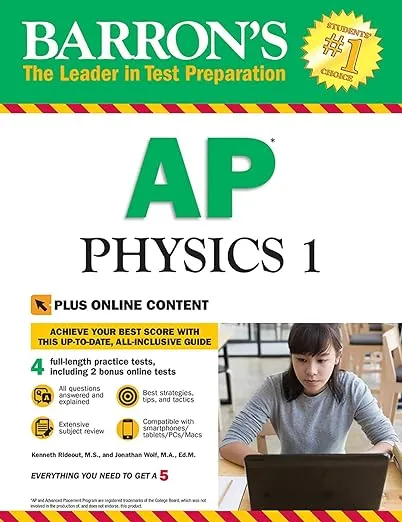 AP Physics 1 with Online Tests (Barron's AP Physics 1 and 2)
