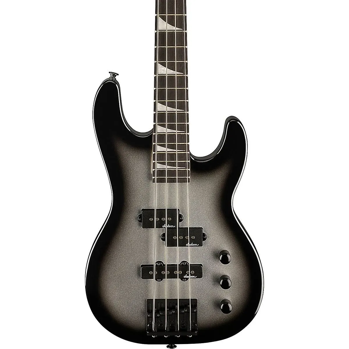 Jackson JS Series Concert Bass Minion JS1X Short-Scale Bass, Satin Silver