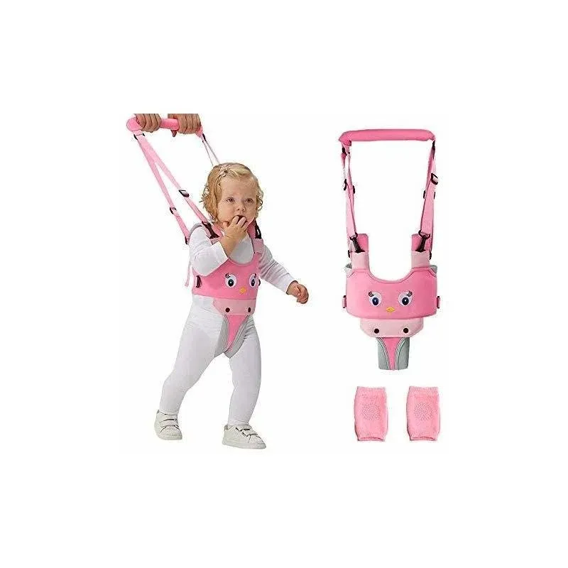 ORANGEHOME Baby Walker, Toddler Walking Harness Assistant, Handheld Walk Helper Babies, Safety Harnesses Breathable Help Stand Up&Walk Learning Helper for 7-24 Month Infant Activity-Pink