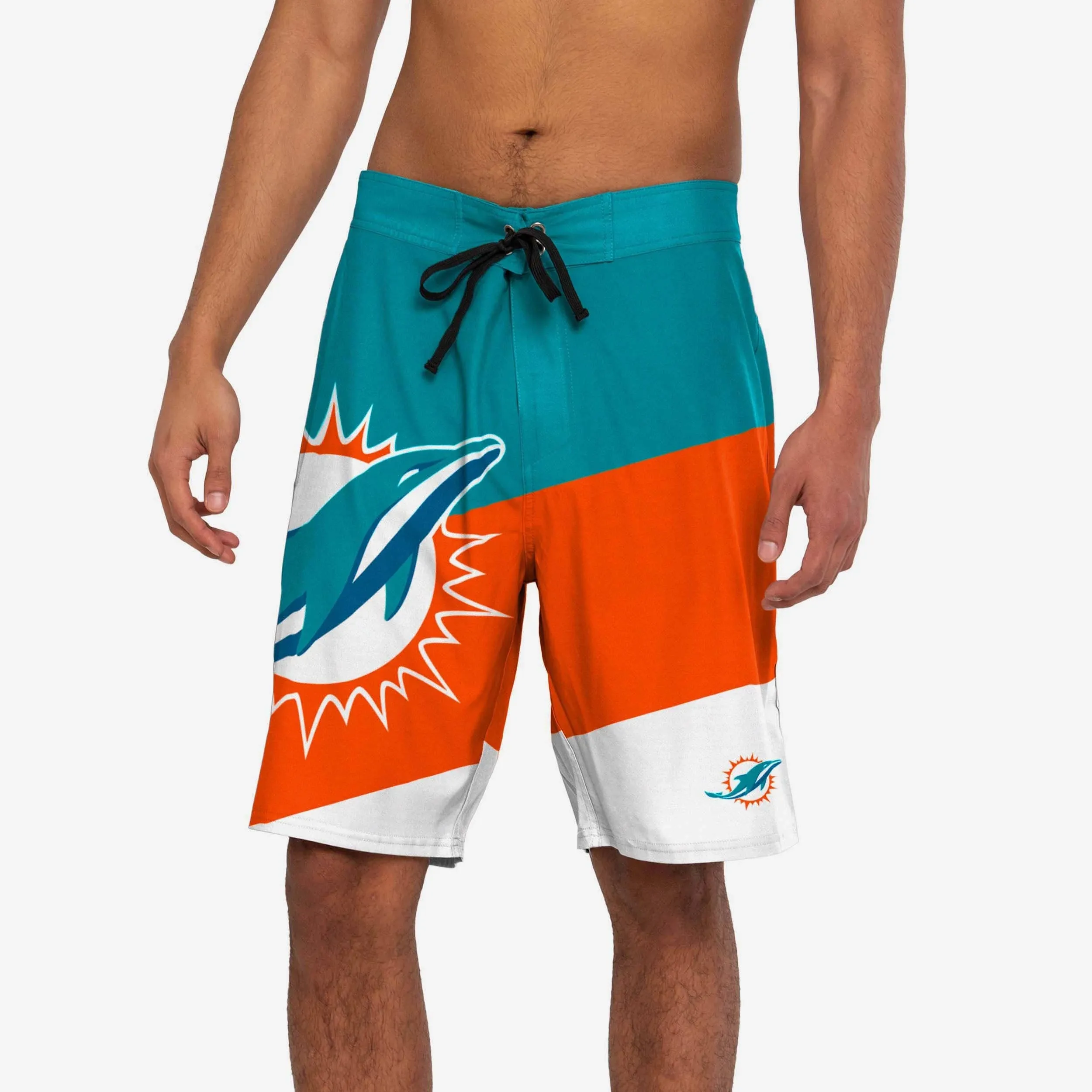 FOCO Men's Miami Dolphins Color Dive Boardshorts