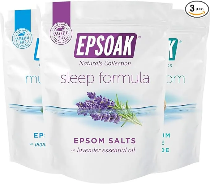 Ultimate Epsoak Epsom Salt Bath Soak Bundle (6 lbs. Total) – Sleep Formula