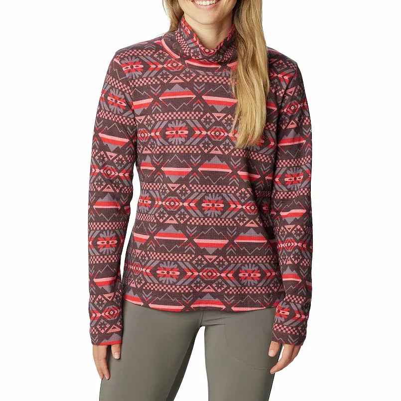 Women's Columbia Holly Hideaway™ Funnel Neck Long Sleeve Shirt