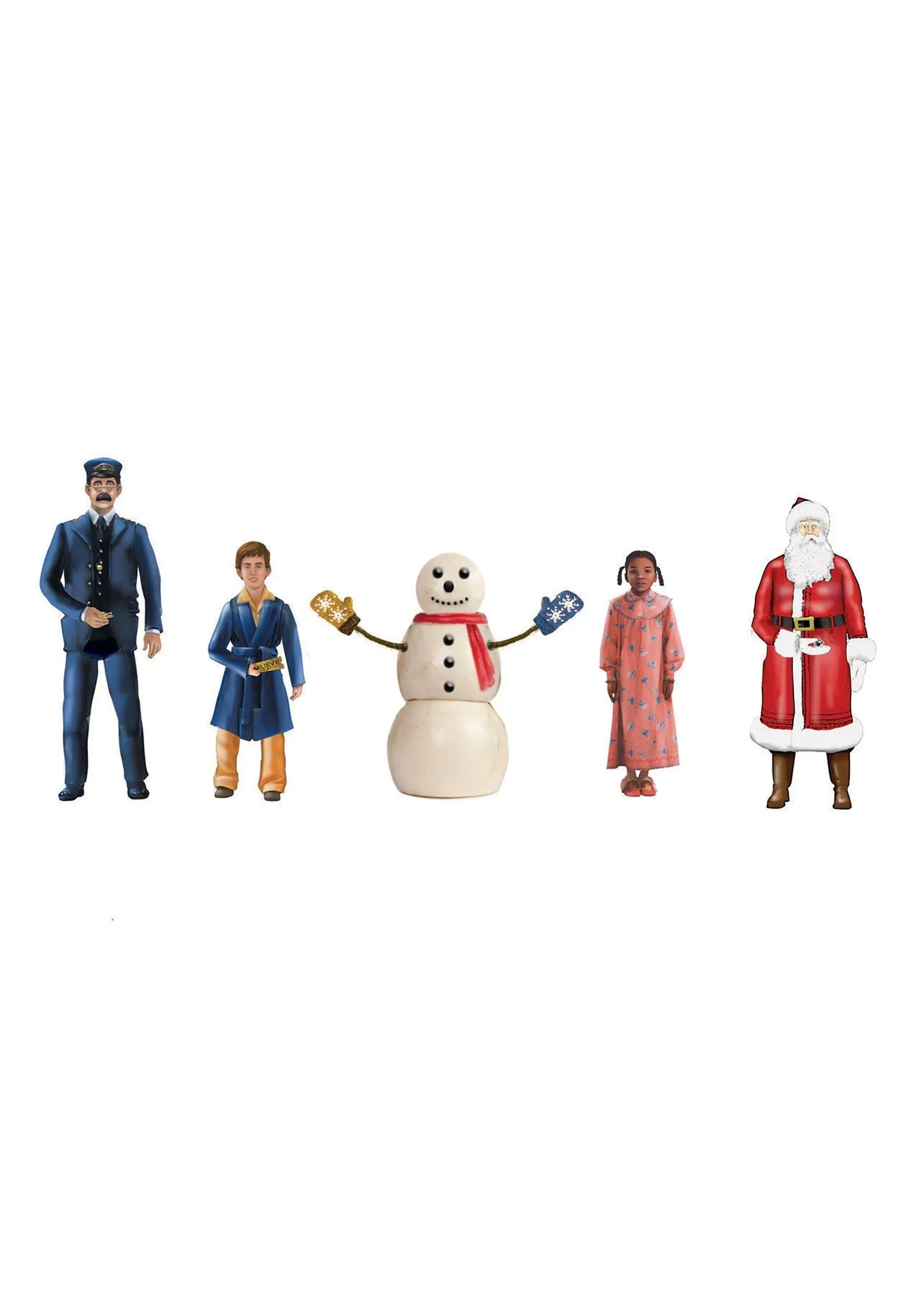 Lionel The Polar Express Snowman & Children People Pack