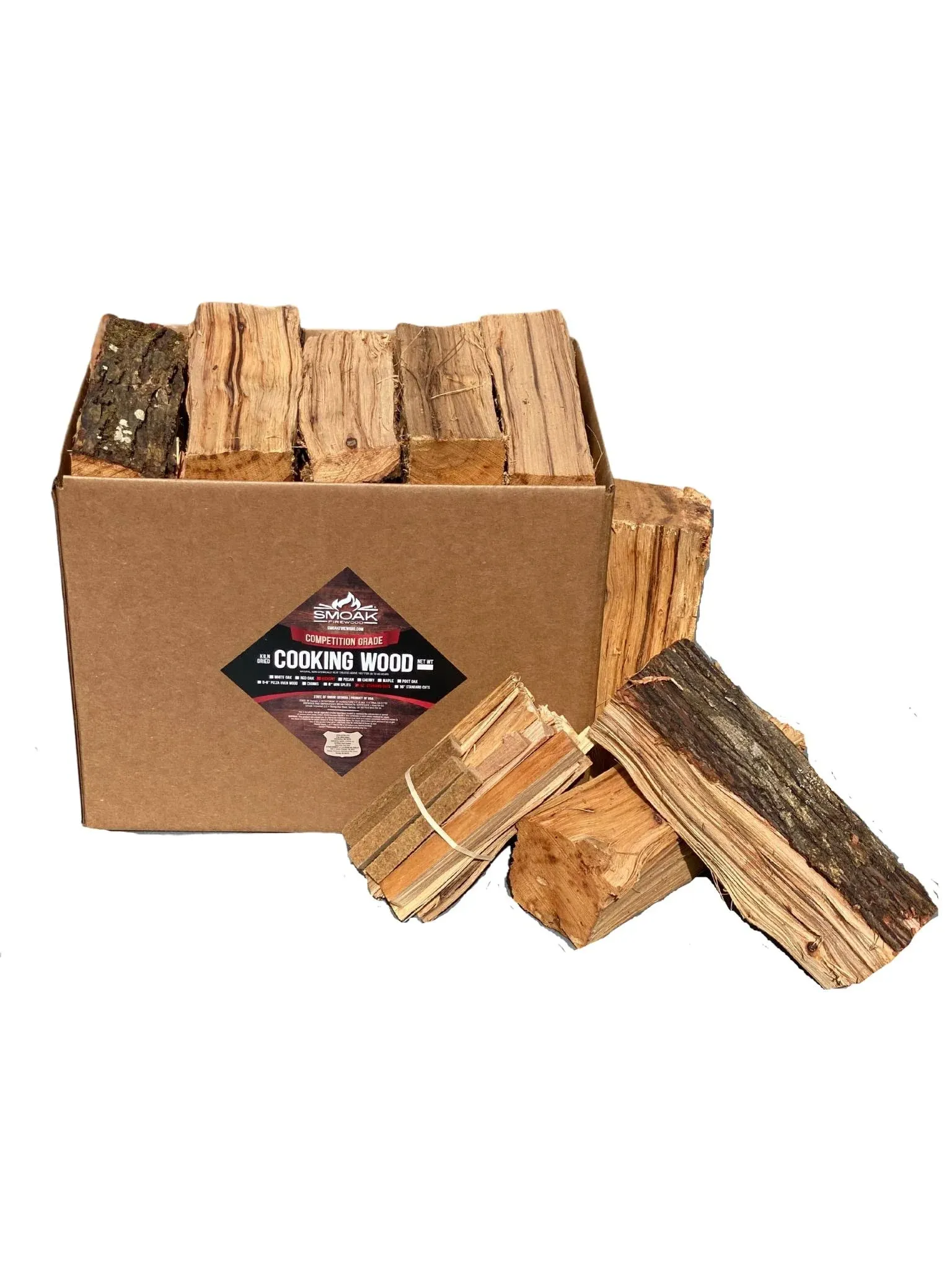 Smoak Firewood 12inch Length Premium Cooking Wood & Firewood Logs