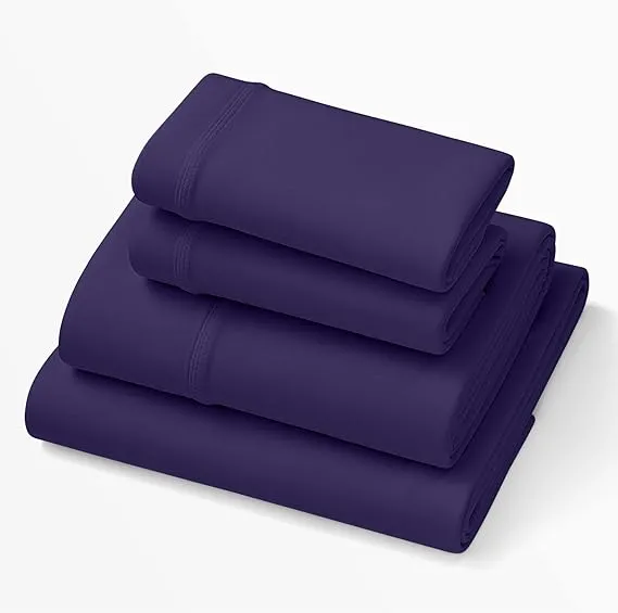 Purple SoftStretch Purple Full Sheet Set