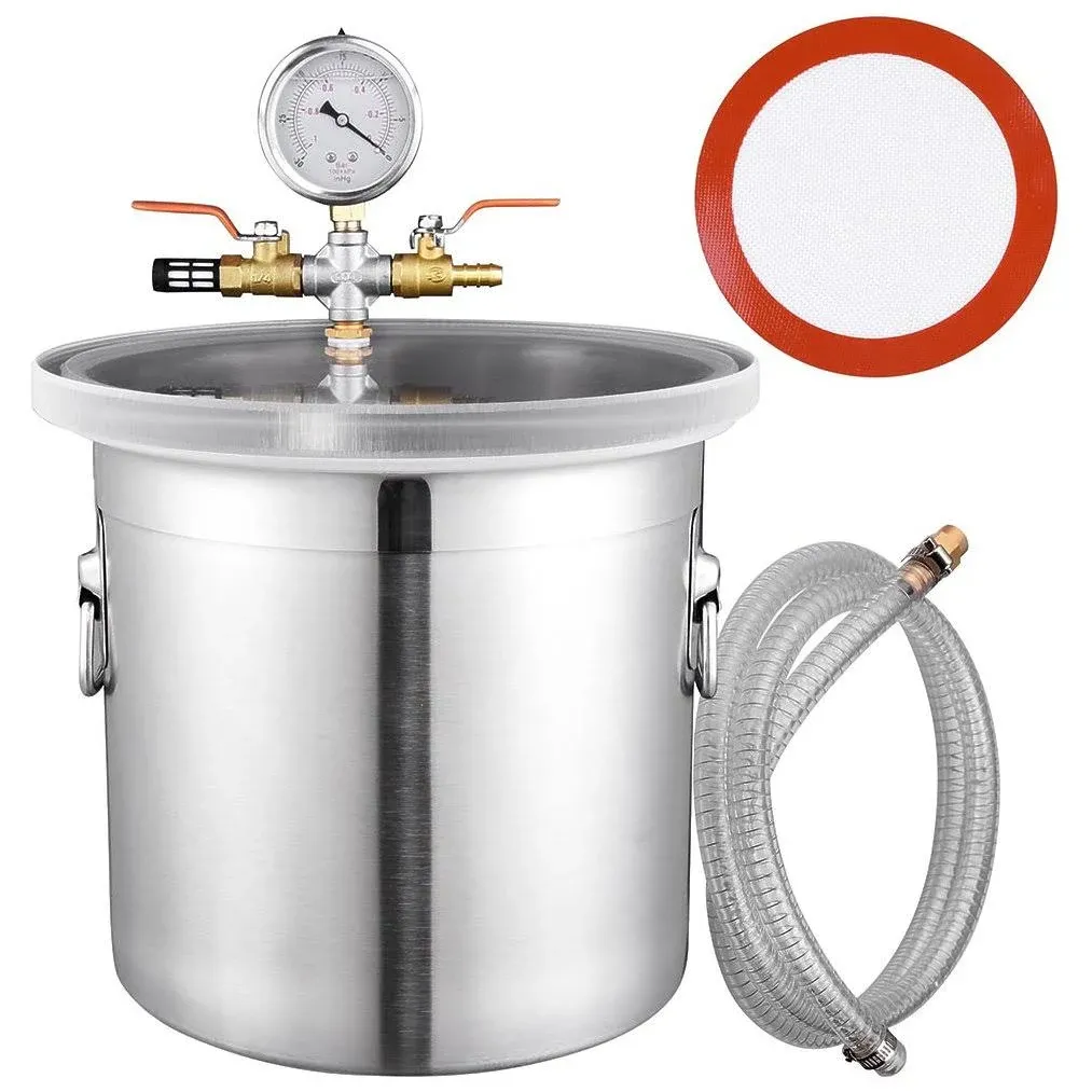 Yescom 3 Gallon Stainless Steel Vacuum Chamber Kit